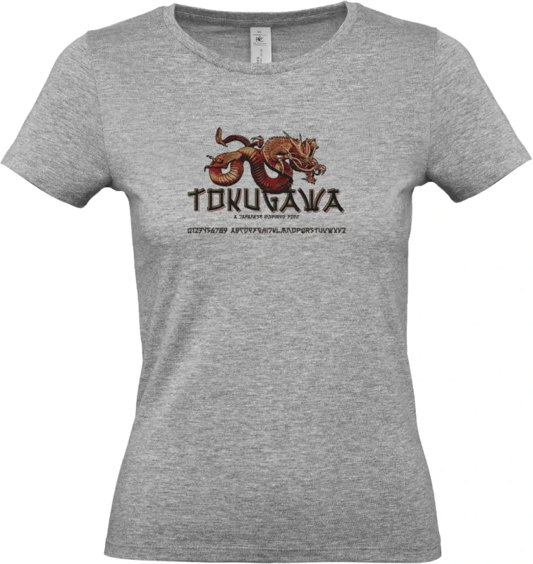 dámské sportovní šedé tričko Tokugawa 1