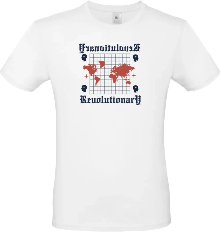 pánské bílé tričko Revolutionary