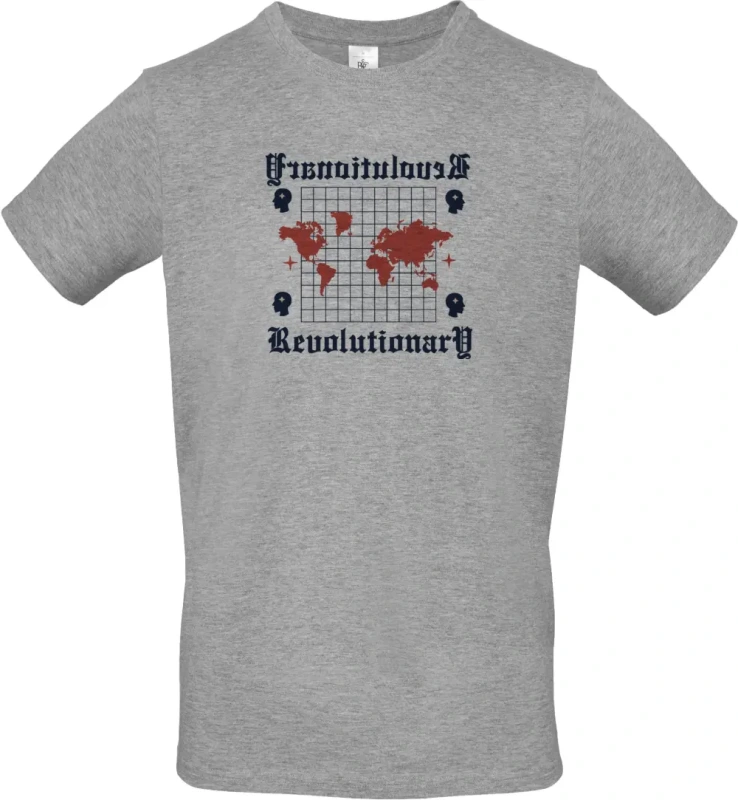 pánské sportovní šedé tričko Revolutionary