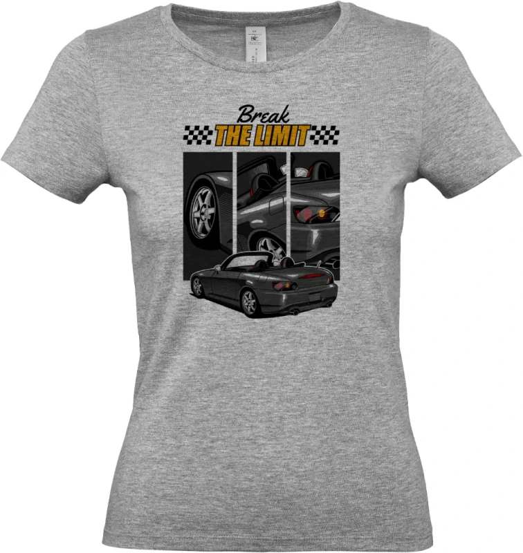 dámské sportovní šedé tričko Drift car 6