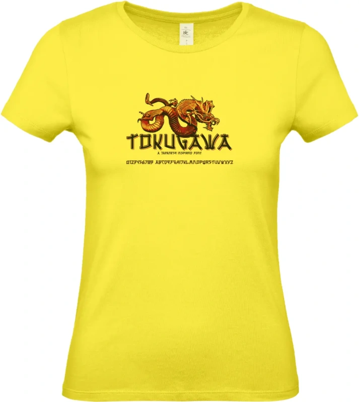 dámské citronové tričko Tokugawa 1