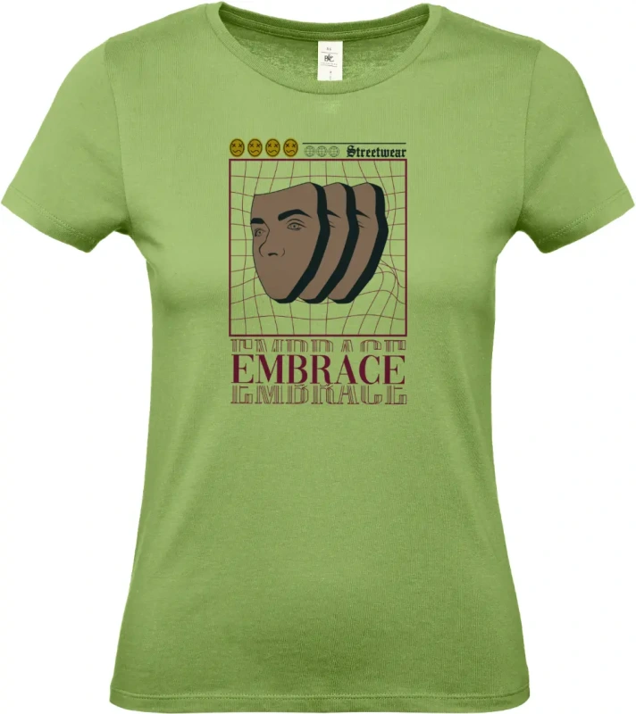dámské pistáciové tričko Embrace