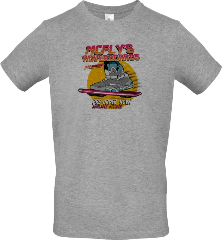 pánské sportovní šedé tričko Hoverboard