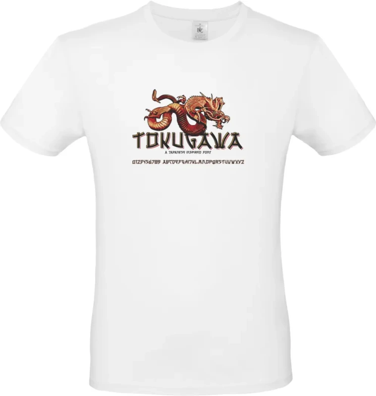 pánské bílé tričko Tokugawa 1