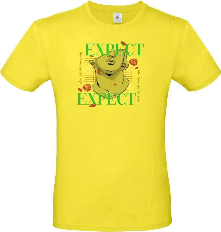 pánské citronové tričko Expect