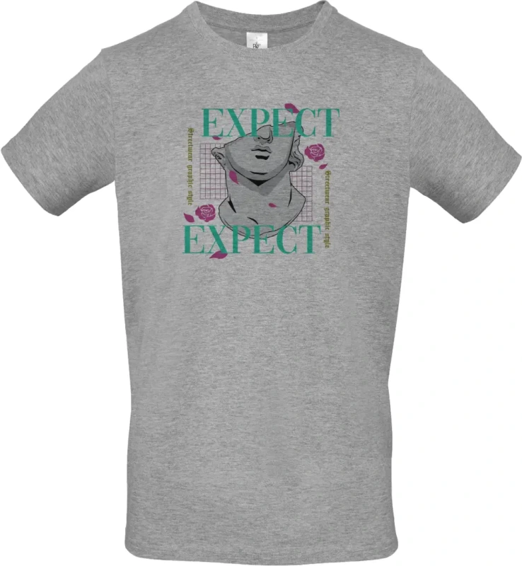 pánské sportovní šedé tričko Expect