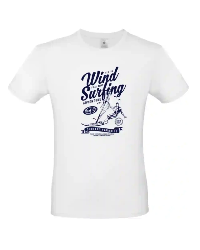 pánské bílé tričko Wind Surfing