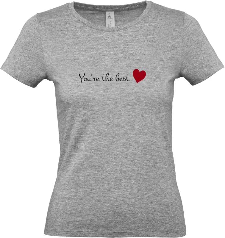 dámské sportovní šedé tričko You're The Best