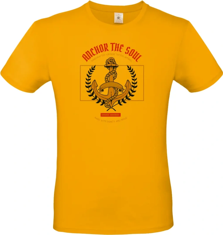 pánské meruňkové tričko Anchor