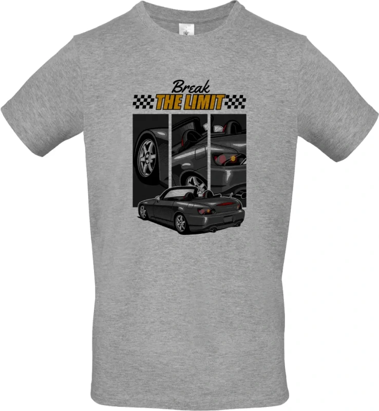 pánské sportovní šedé tričko Drift car 6