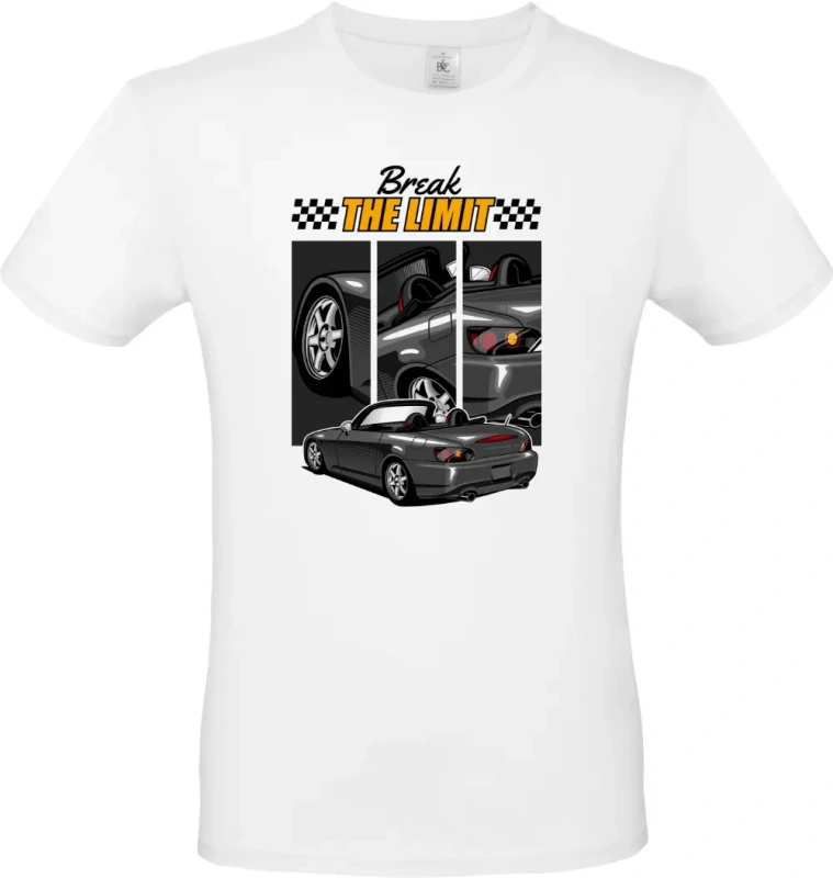 pánské bílé tričko Drift car 6