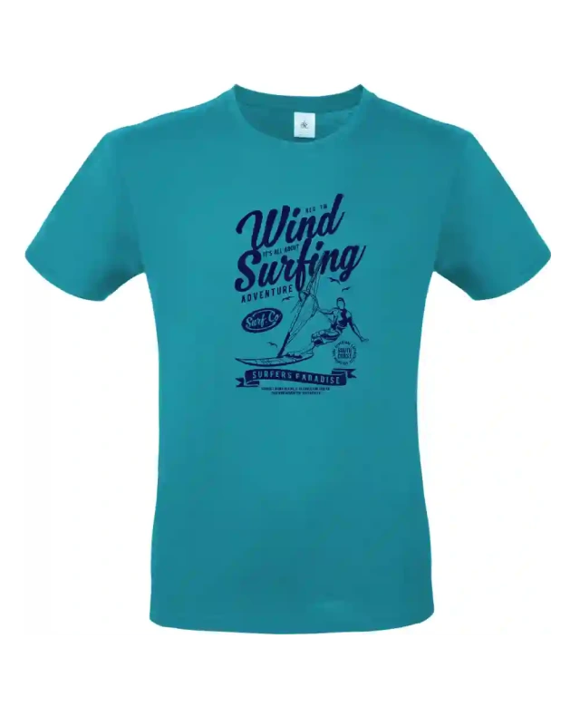 pánské tyrkysové tričko Wind Surfing