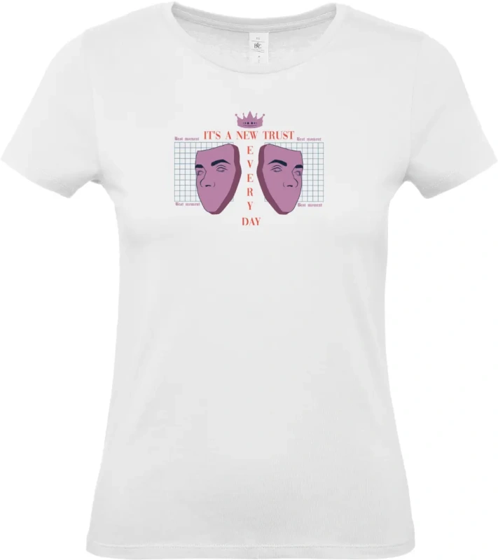 dámské bílé tričko Its a New Trust