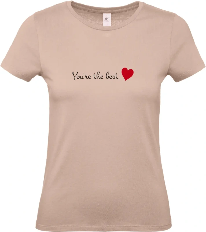dámské světle ružové tričko You're The Best