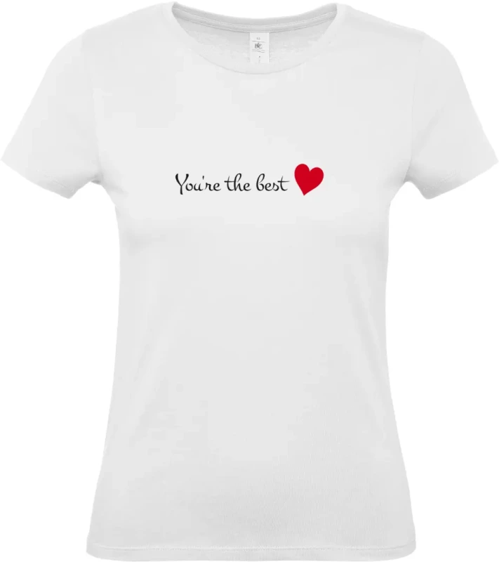 dámské bílé tričko You're The Best