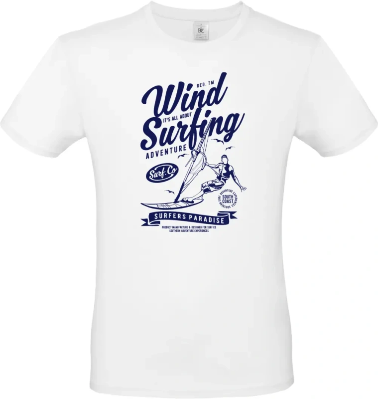pánské bílé tričko Wind Surfing