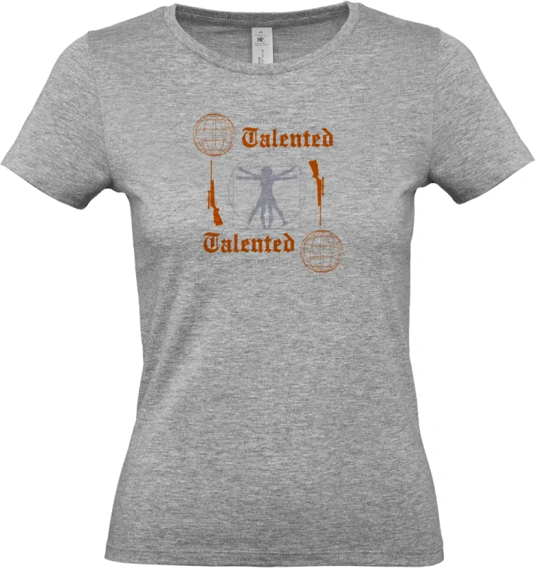 dámské sportovní šedé tričko Creative Circle Talented