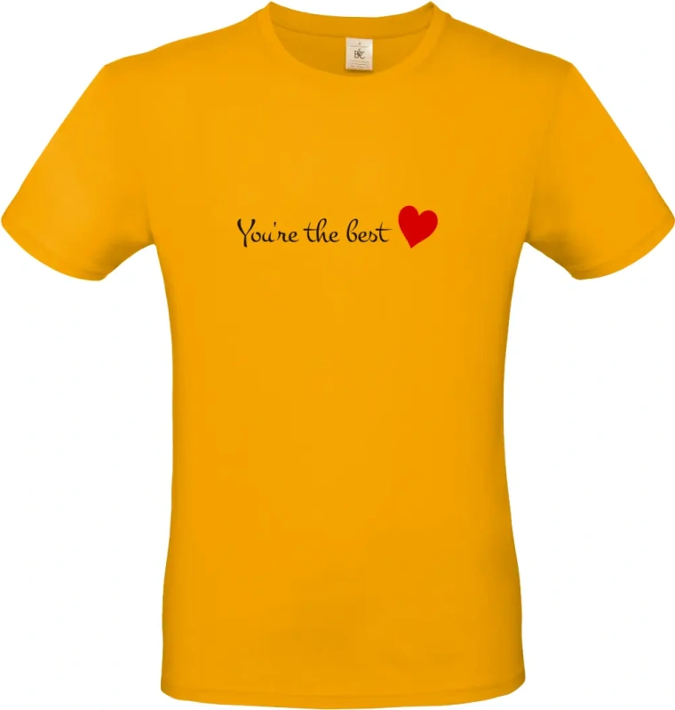 pánské meruňkové tričko You're The Best