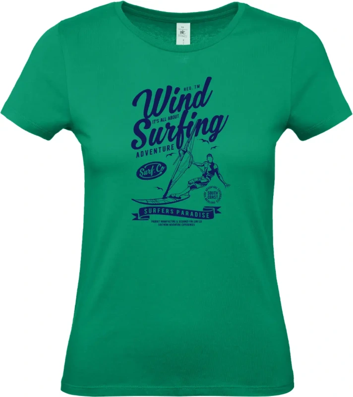 dámské kelly zelené tričko Wind Surfing