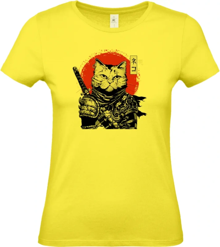 dámské citronové tričko CATANA OF DEATH