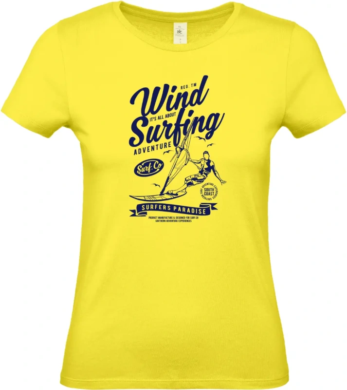 dámské citronové tričko Wind Surfing