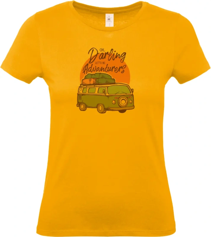 dámské meruňkové tričko Be Adventurers