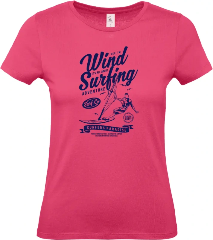 dámské ružové tričko Wind Surfing