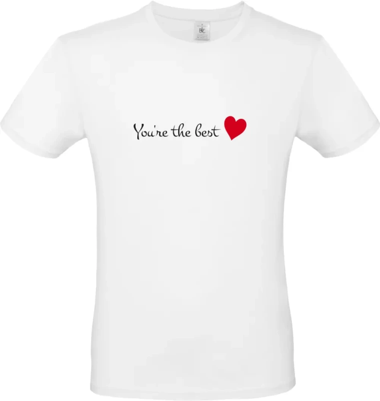 pánské bílé tričko You're The Best