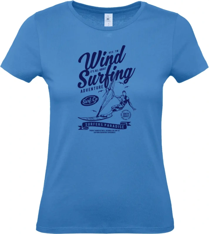 dámské azurová tričko Wind Surfing