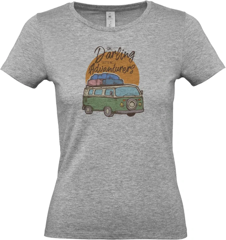 dámské sportovní šedé tričko Be Adventurers