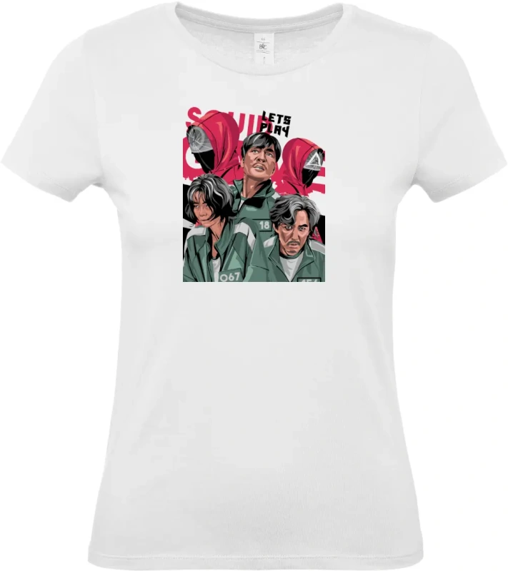 dámské bílé tričko SquidGrunge