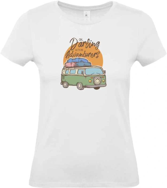 dámské bílé tričko Be Adventurers