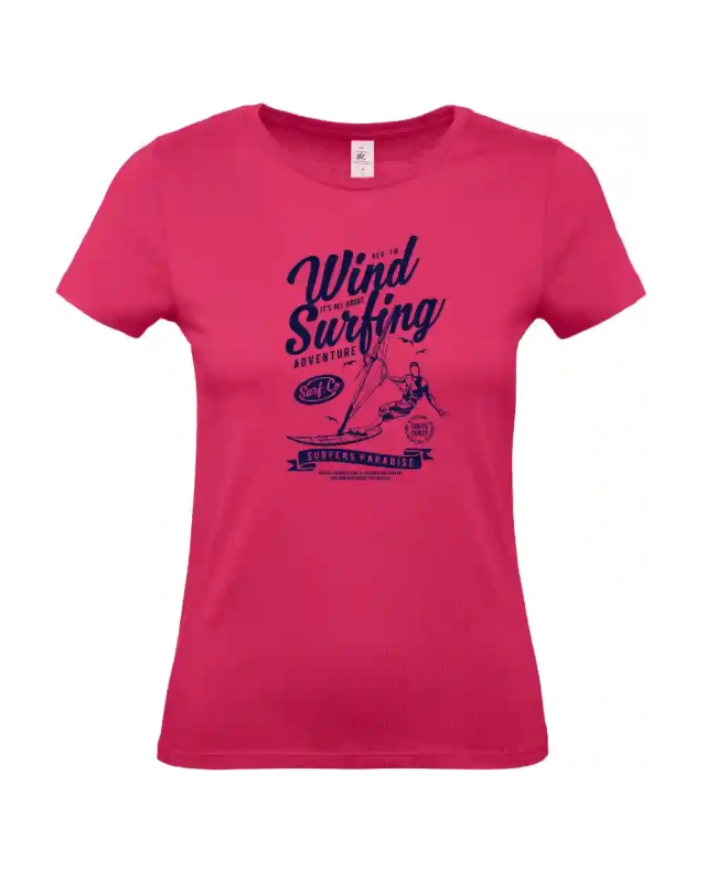dámské ružové tričko Wind Surfing