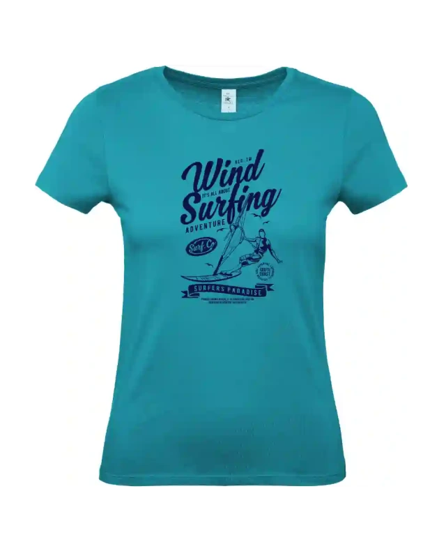 dámské tyrkysové tričko Wind Surfing