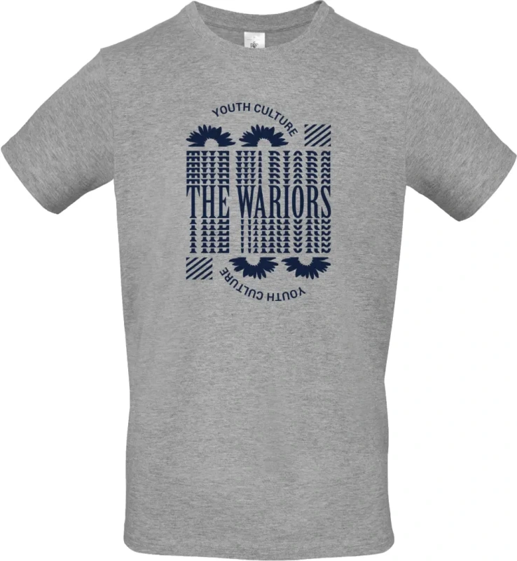 pánské sportovní šedé tričko The Wariors