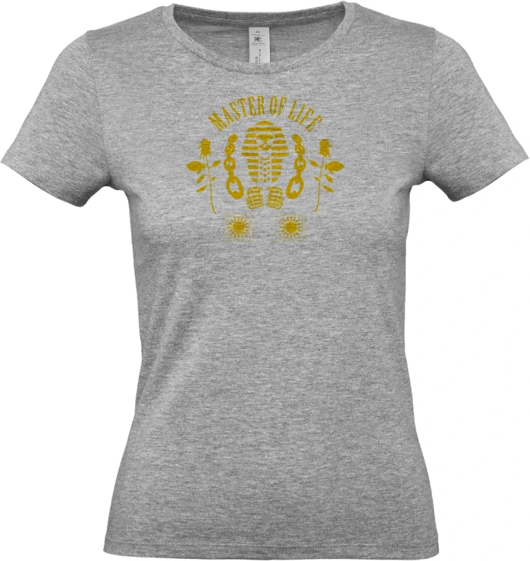 dámské sportovní šedé tričko Master of Life