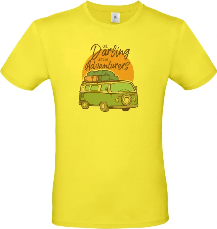 pánské citronové tričko Be Adventurers