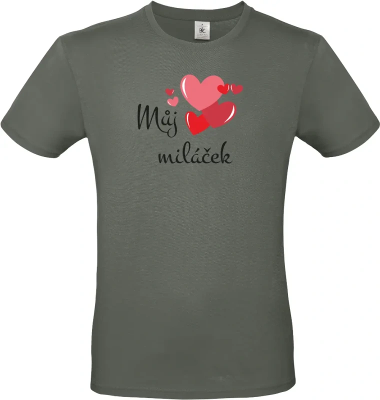 pánské khaki tričko Můj miláček