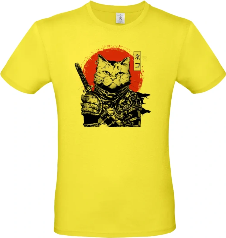 pánské citronové tričko CATANA OF DEATH