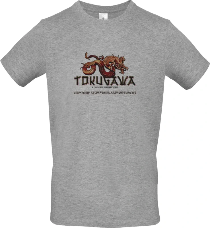 pánské sportovní šedé tričko Tokugawa 1