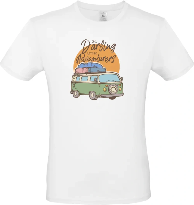 pánské bílé tričko Be Adventurers