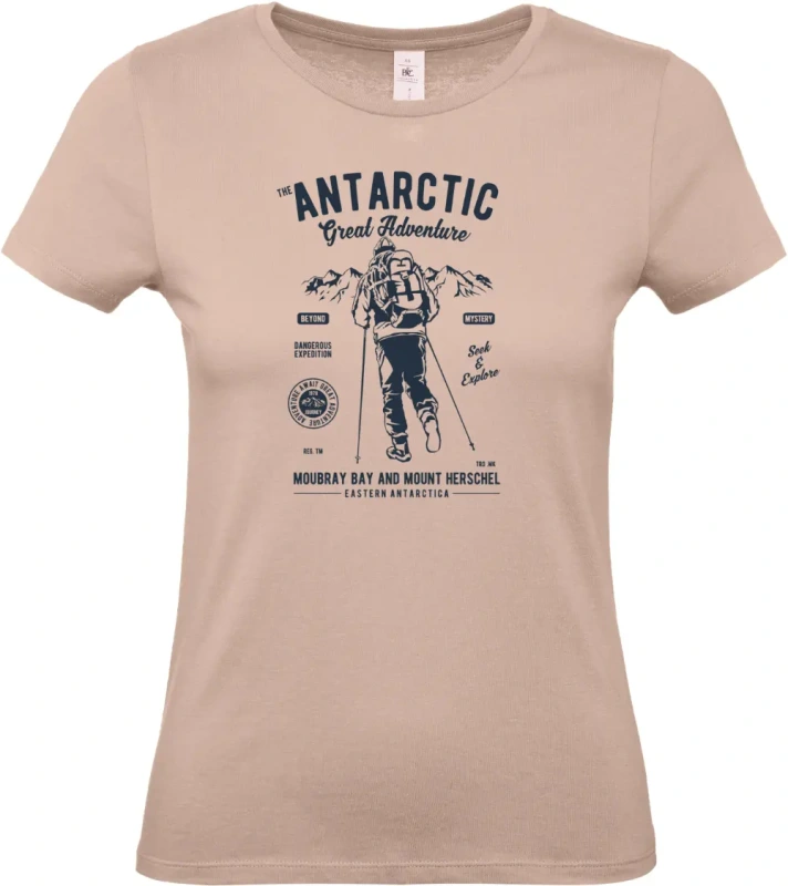 dámské světle ružové tričko Antarctic Adventure