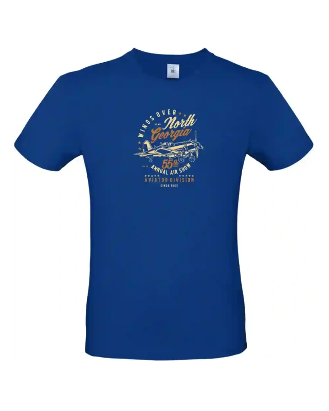 pánské královská modrá tričko Wings Over North Georgia