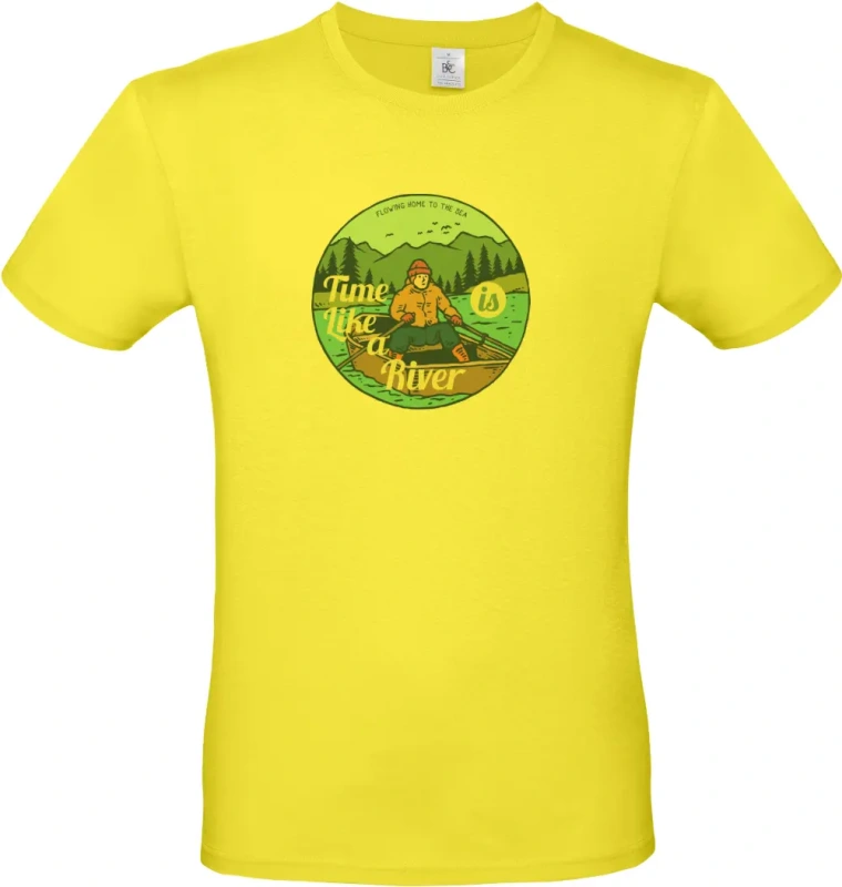 pánské citronové tričko River Boat