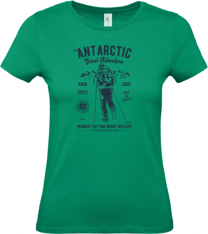 dámské kelly zelené tričko Antarctic Adventure