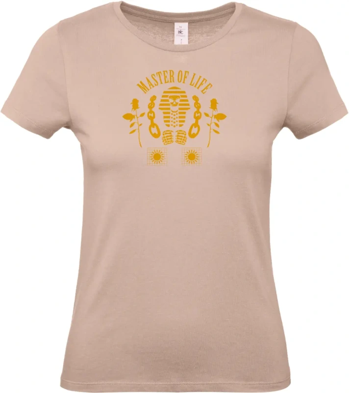 dámské světle ružové tričko Master of Life