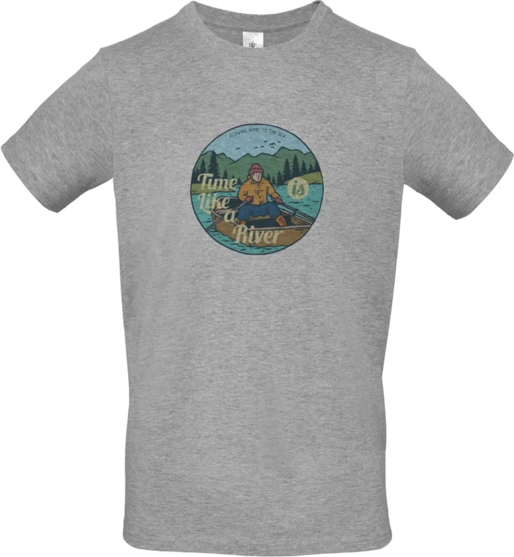 pánské sportovní šedé tričko River Boat