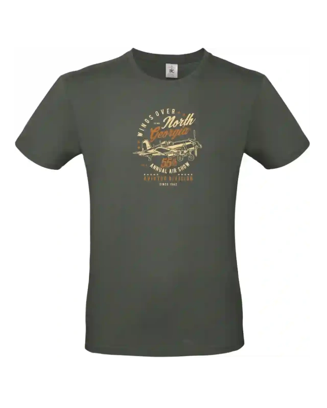 pánské khaki tričko Wings Over North Georgia