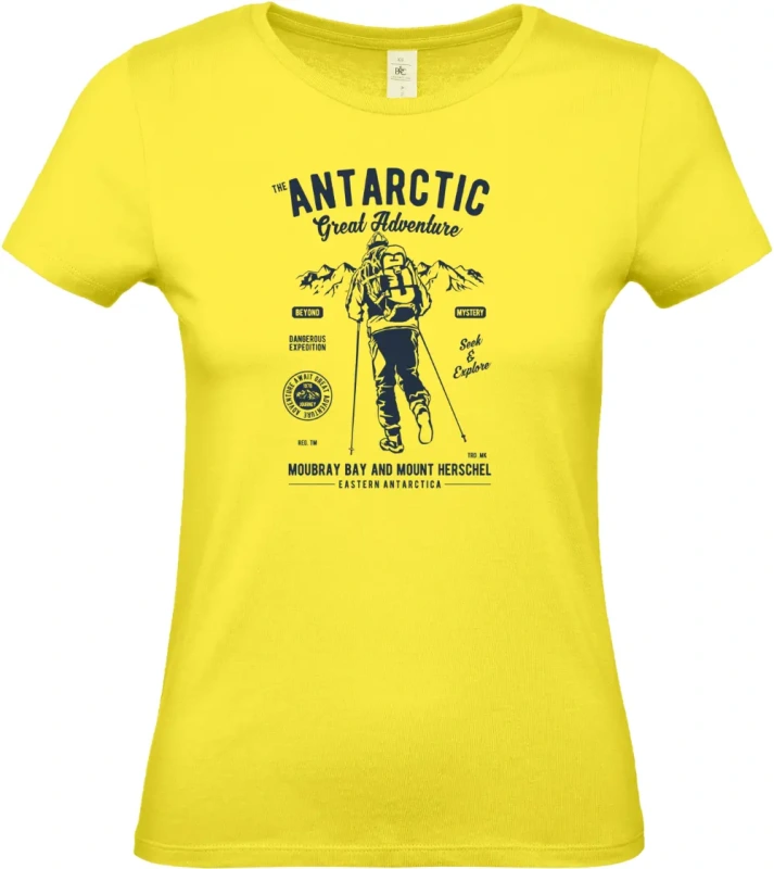 dámské královská citronové tričko Antarctic Adventure