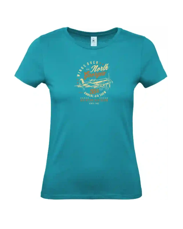 dámské tyrkysové tričko Wings Over North Georgia